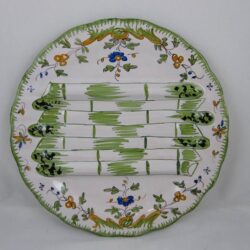 Martres Tolosane Faïence Asparagus Plate, per item